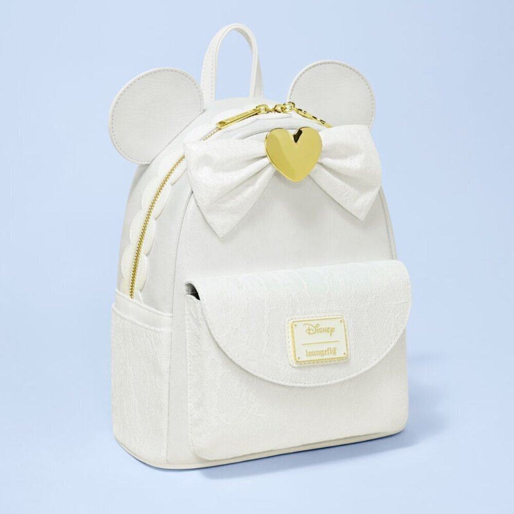 Disney Loungefly Minnie Mouse Wedding Mini Backpack